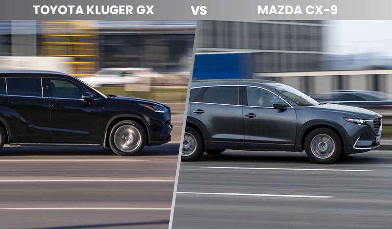 2021 Toyota Kluger vs Mazda CX-9